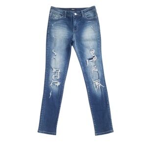 Vervet‎ Women's Distressed Stretch Ankle Skinny Jeans Size 27